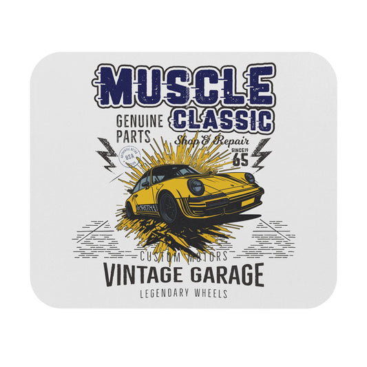 Vintage Garage Mouse Pad