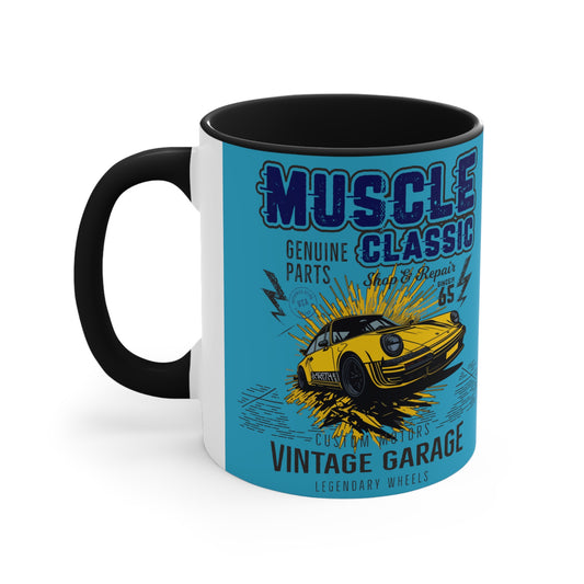 MUSCLE Accent Coffee Mug, 11oz