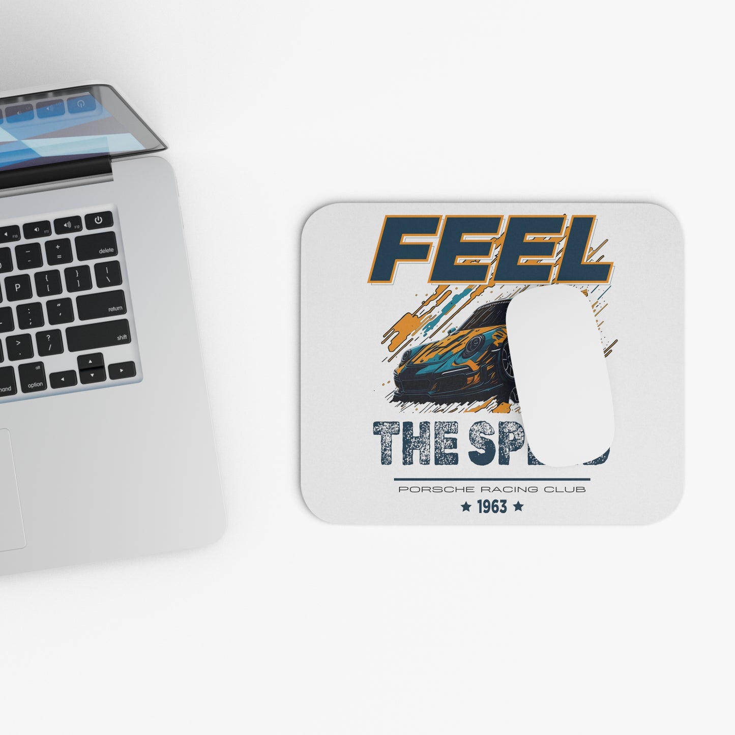Feel the Speed Mouse Pad