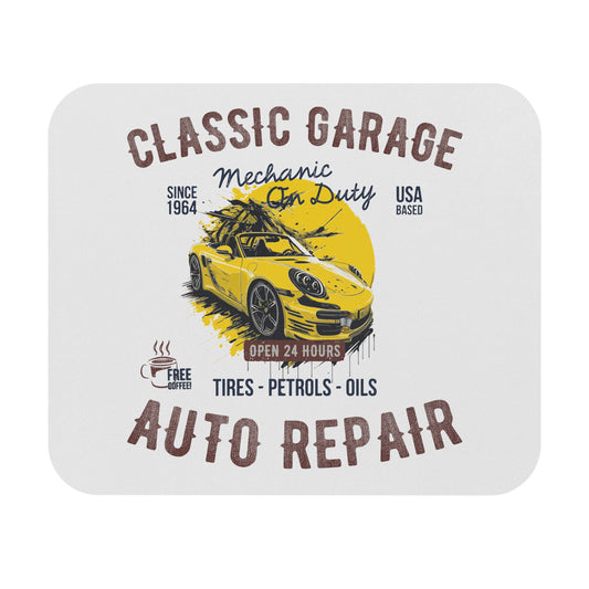 Classic Garage Mouse Pad