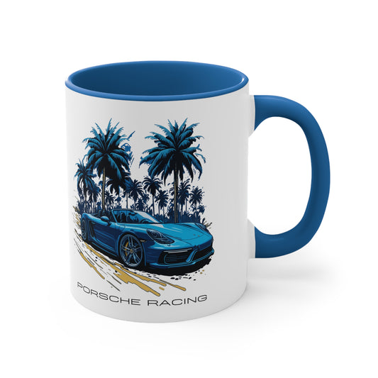 BLUE PALMS Accent Coffee Mug, 11oz