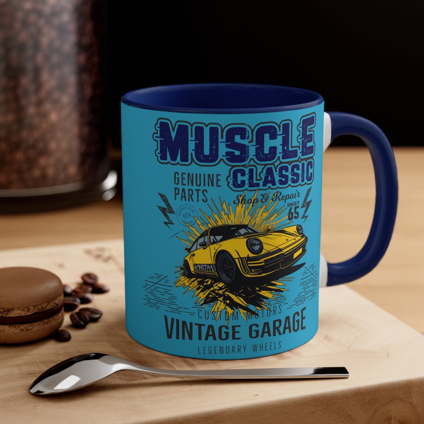 MUSCLE Accent Coffee Mug, 11oz