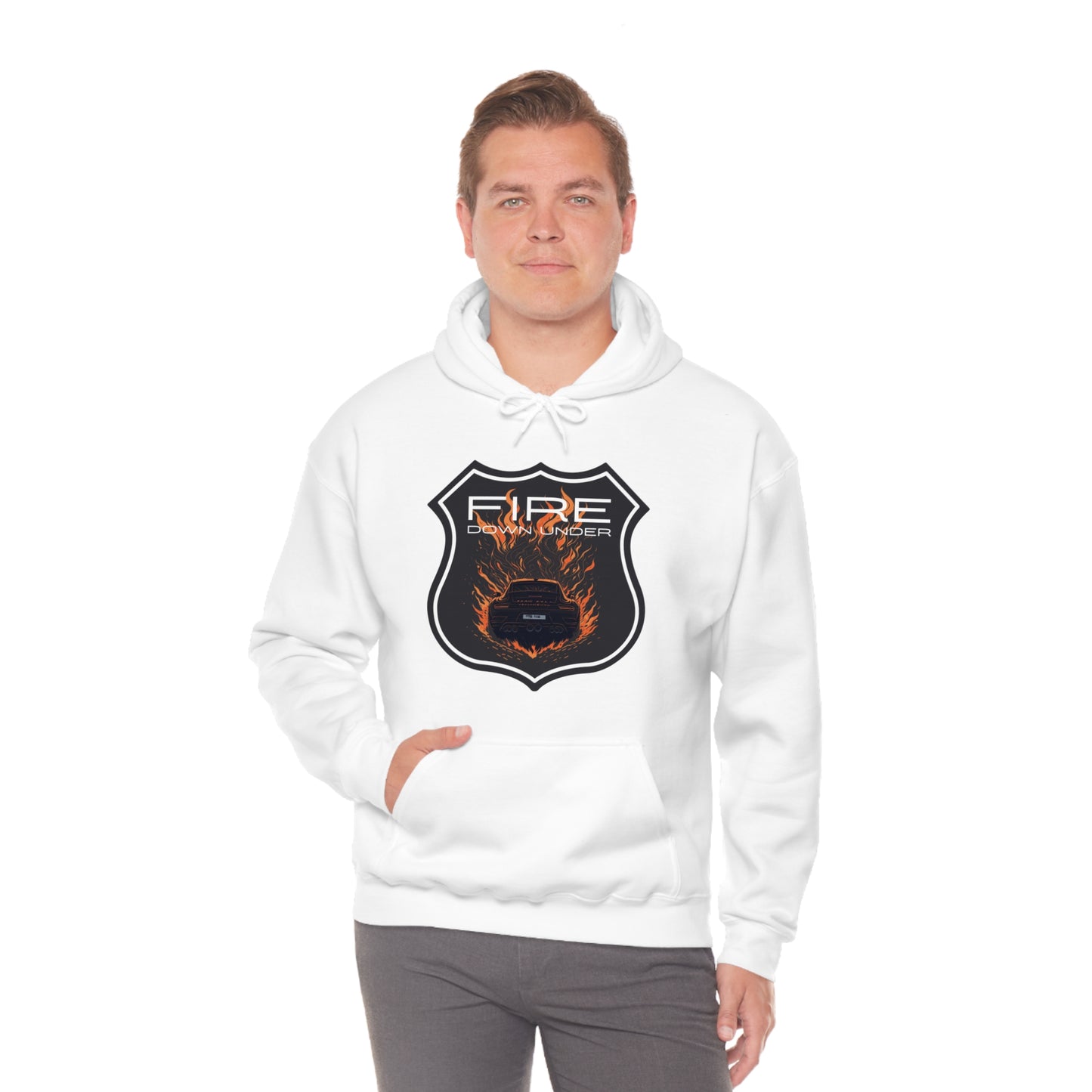 FIRE Unisex Heavy Blend™ Hooded Sweatshirt