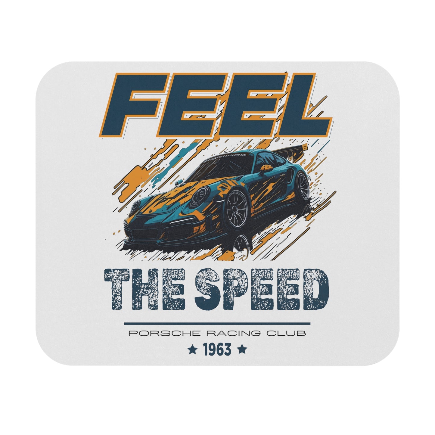 Feel the Speed Mouse Pad